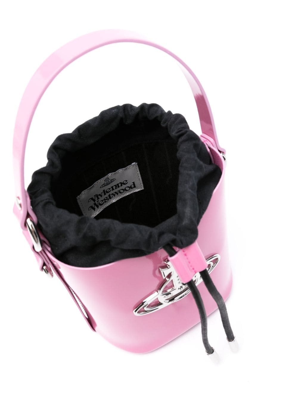 Vivienne Westwood VIVIENNE WESTWOOD- Daisy Patent Leather Bucket Bag