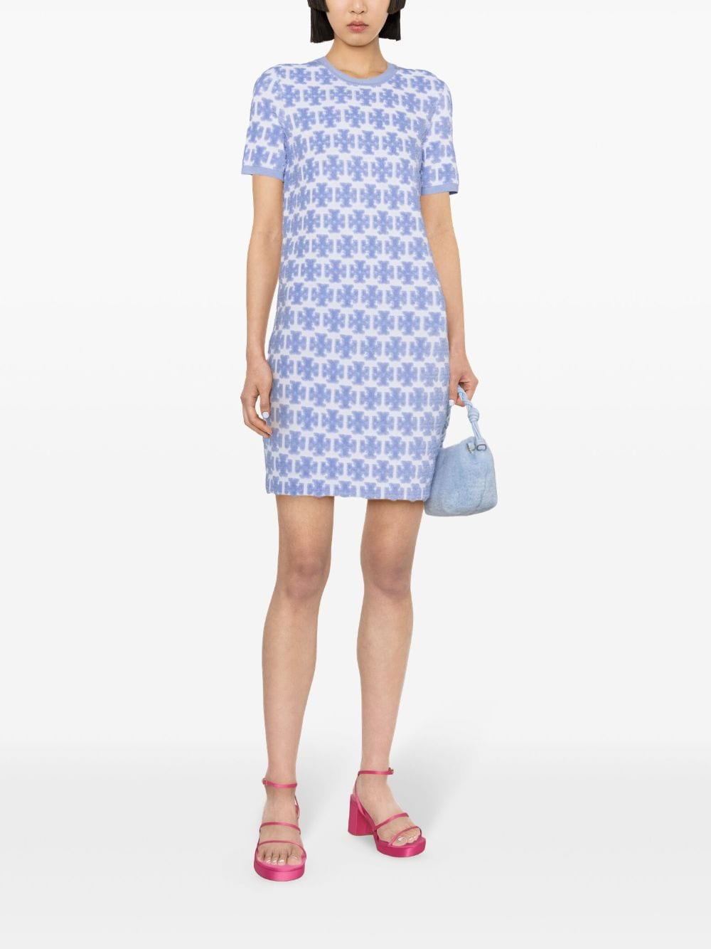 Tory Burch TORY BURCH- Logo Bouclé Dress