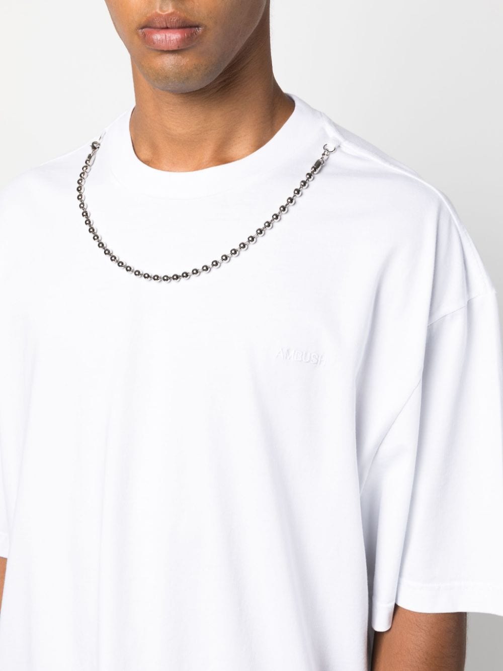 AMBUSH AMBUSH- Chain Cotton T-shirt