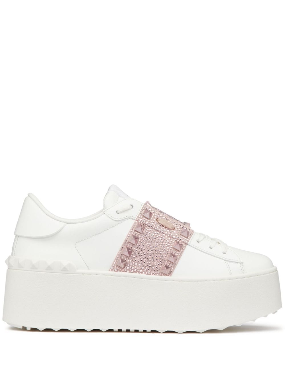 VALENTINO GARAVANI VALENTINO GARAVANI- Rockstud Untitled Leather Sneakers