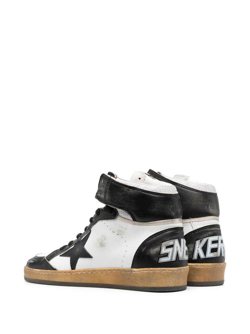 Golden Goose GOLDEN GOOSE- Sky-star Leather Sneakers