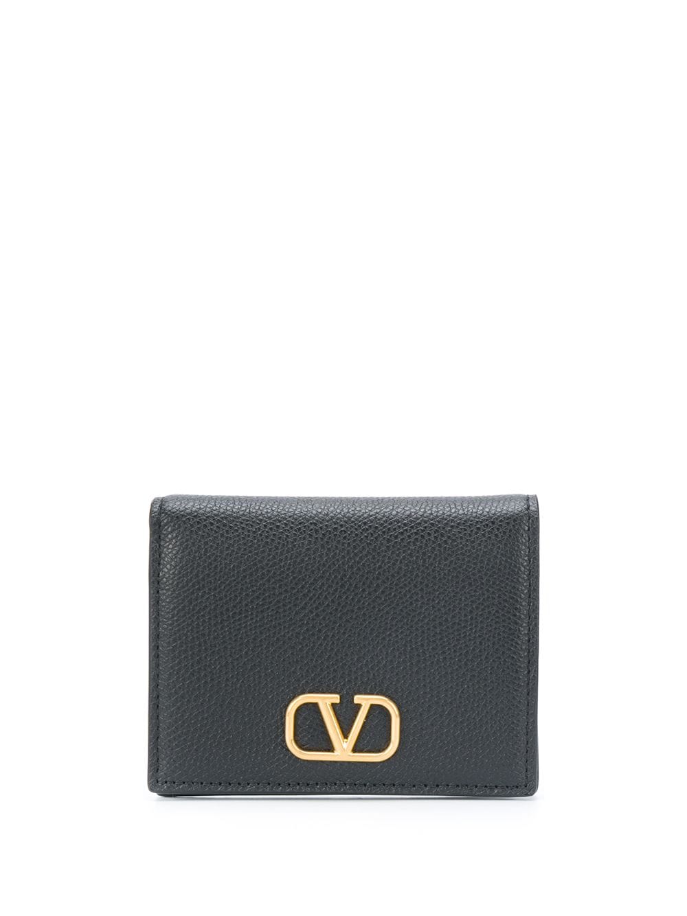 VALENTINO GARAVANI VALENTINO GARAVANI- Vlogo Signature Leather Flap Wallet