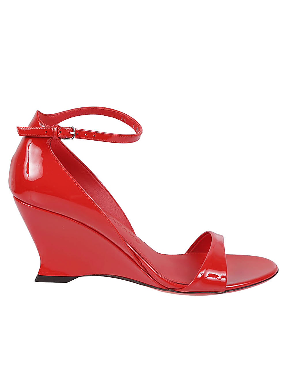 Ferragamo FERRAGAMO- Patent Leather Open-toe Sandals