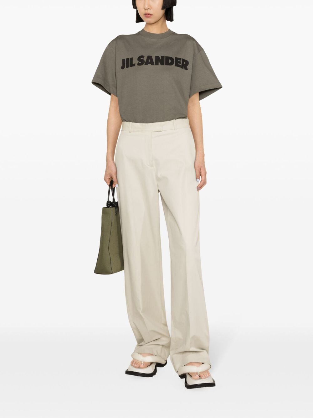 Jil Sander JIL SANDER- Jersey Cotton T-shirt With Logo