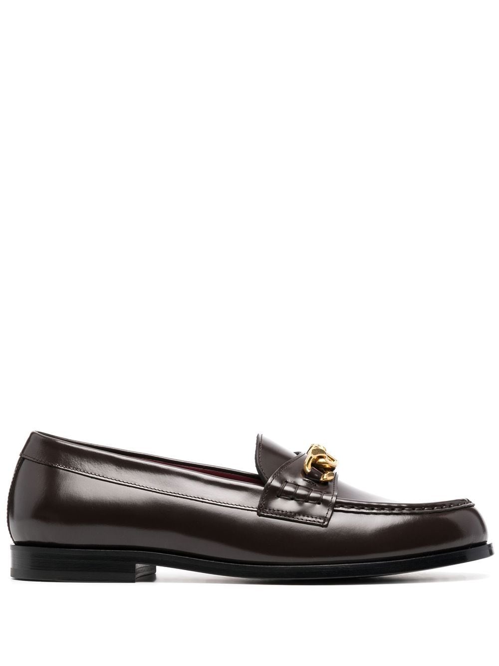 VALENTINO GARAVANI VALENTINO GARAVANI- Chainlord Leather Loafers