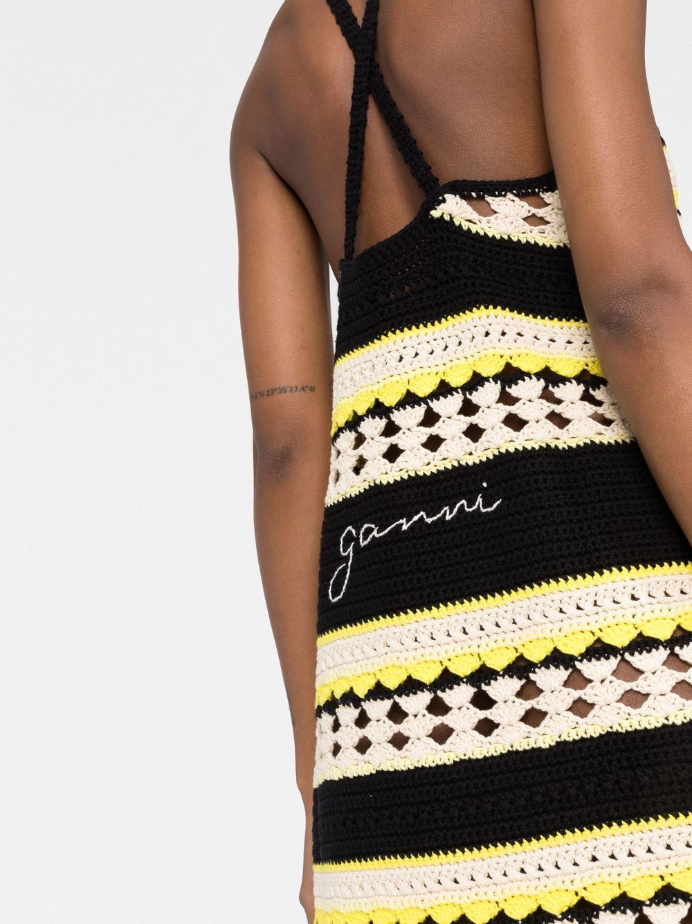 Ganni GANNI- Crochet Mini Dress