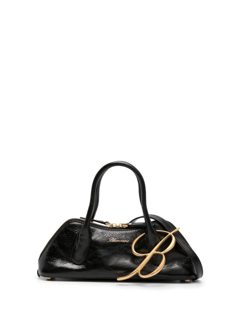 Blumarine BLUMARINE- Logo Mini Baguette Crossbody Bag