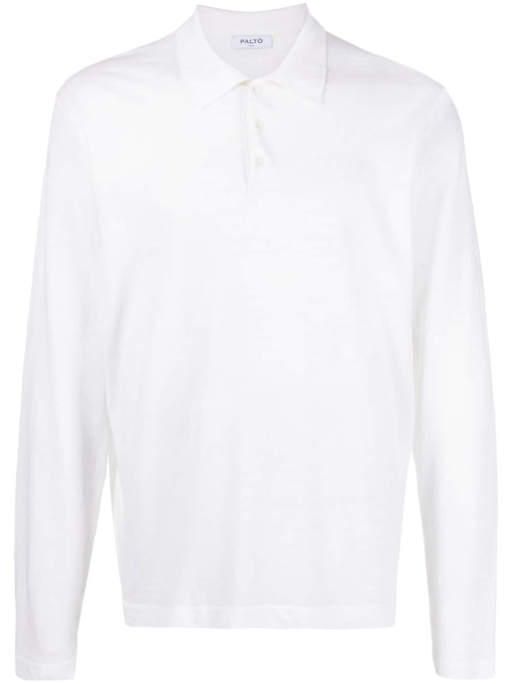 Palto' PALTO'- Long Sleeve Linen Blend Shirt