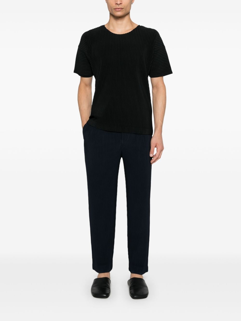  HOMME PLISSE' ISSEY MIYAKE- Pleated Trousers