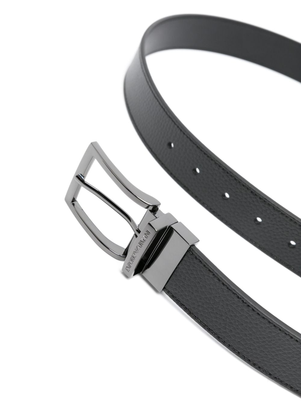 Emporio Armani EMPORIO ARMANI- Leather Reversible Belt