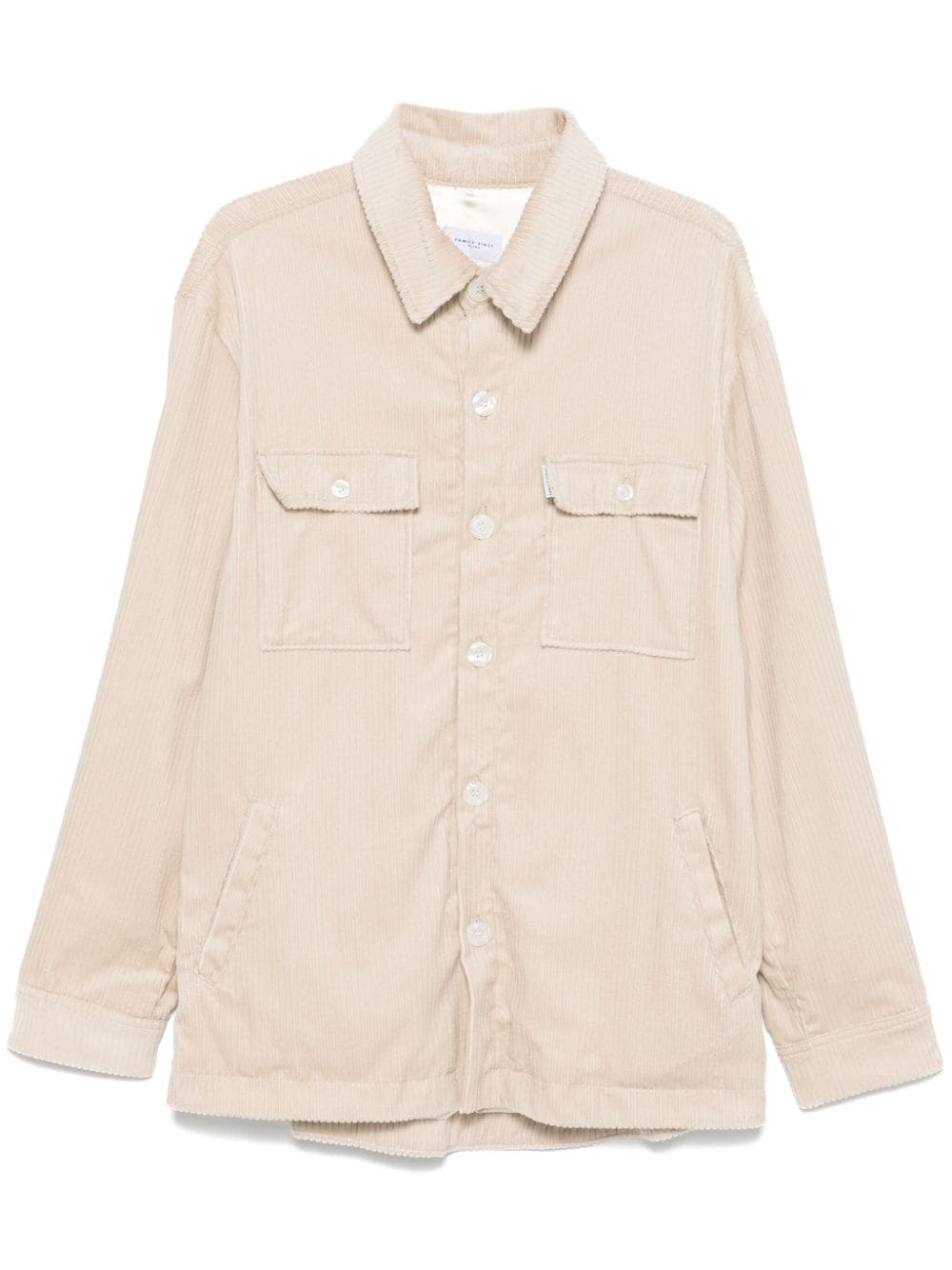 Family First FAMILY FIRST- Brushed Effect Shirt Jacket