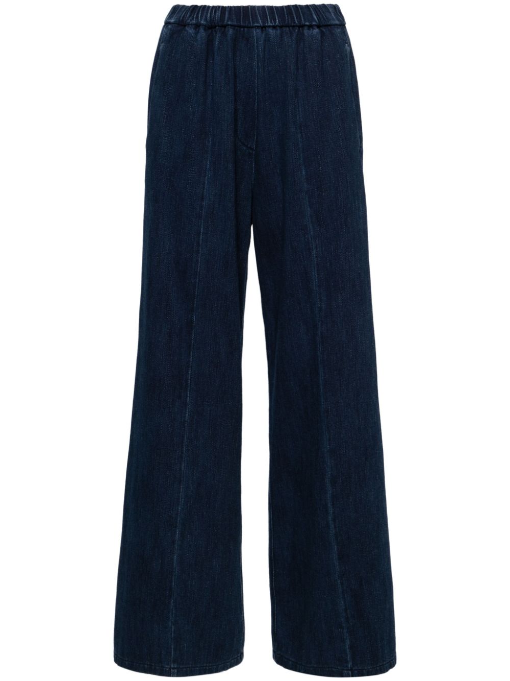 Forte Forte FORTE FORTE- Wide-leg Denim Cotton Trousers