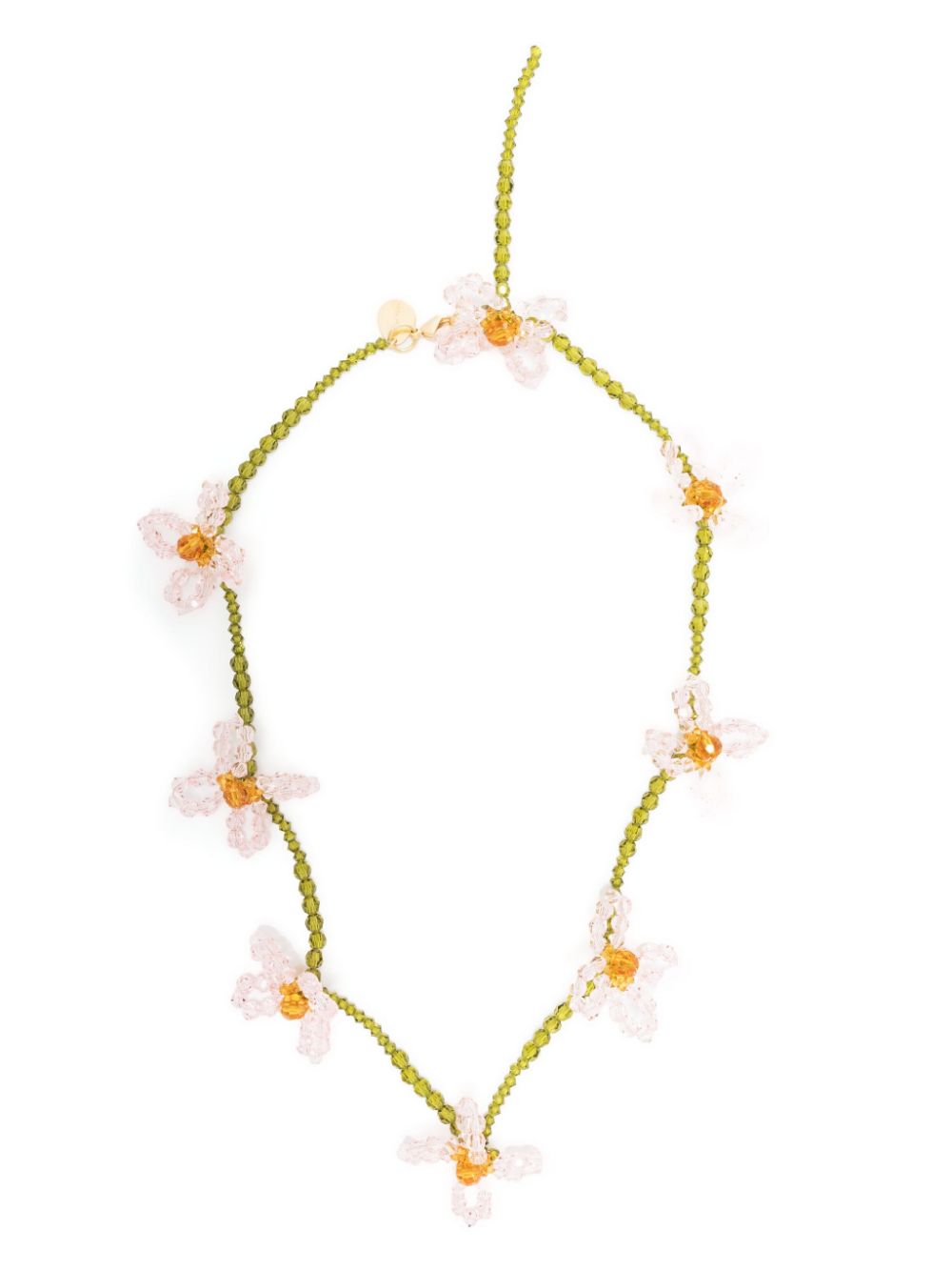 Simone Rocha SIMONE ROCHA- Crystal Beaded Flower Necklace
