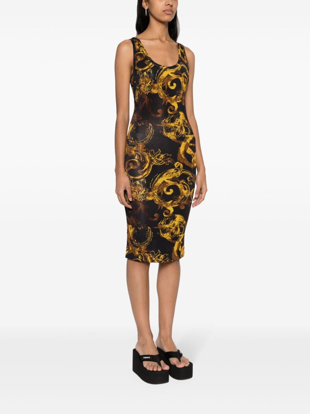 Versace Jeans Couture VERSACE JEANS COUTURE- Short Dress With Logo