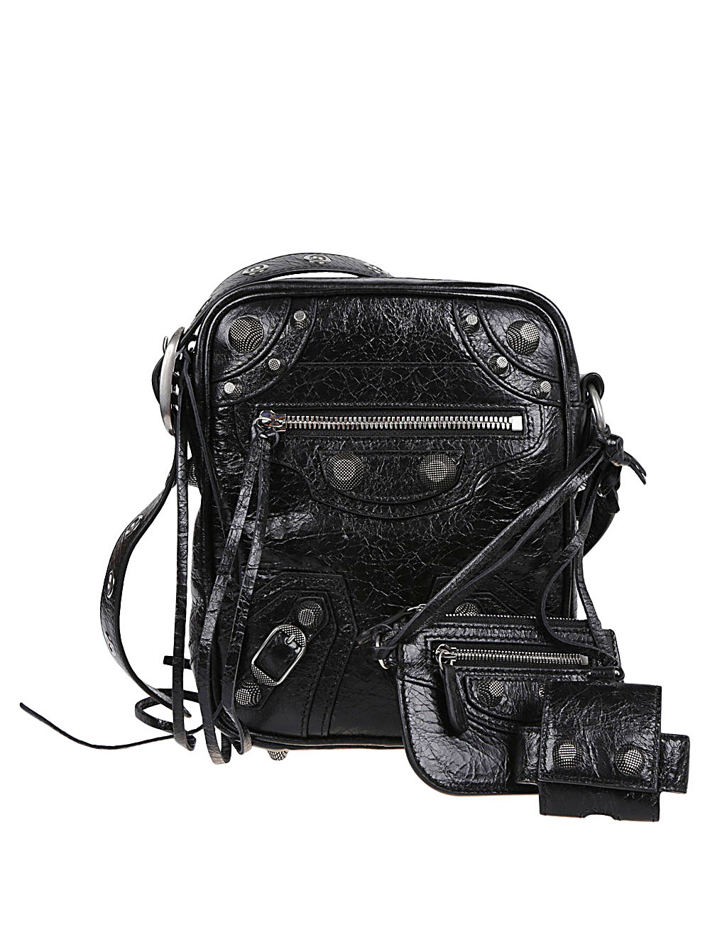 Balenciaga BALENCIAGA- Le Cagole Leather Crossbody Bag