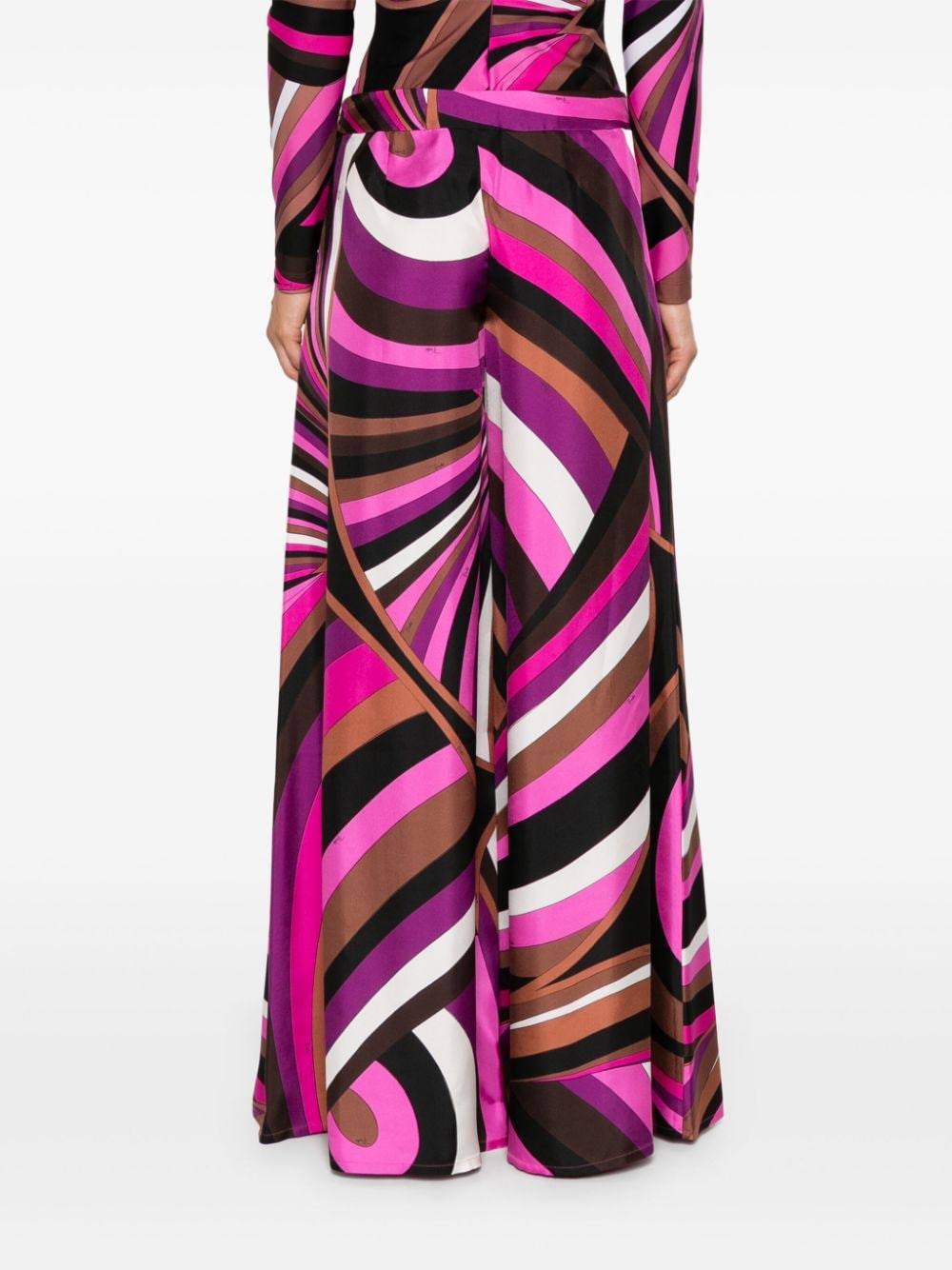 pucci PUCCI- Printed Silk Trousers