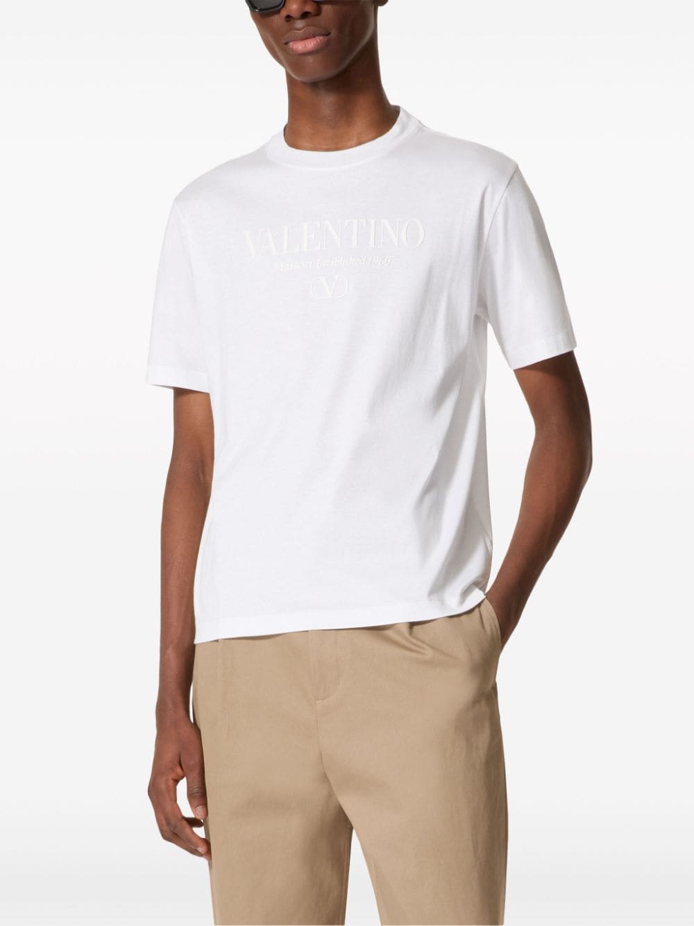 Valentino VALENTINO- Iconic Stud Cotton T-shirt