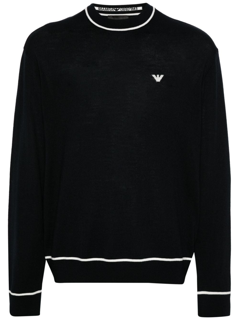 Emporio Armani EMPORIO ARMANI- Wool Crewneck Sweater