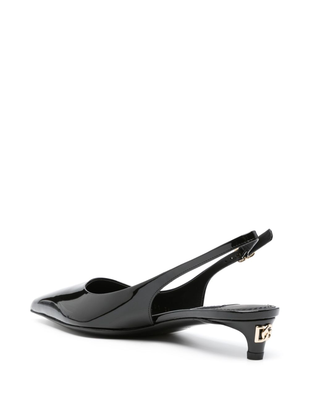 Dolce & Gabbana DOLCE & GABBANA- Patent Leather Slingback Pumps