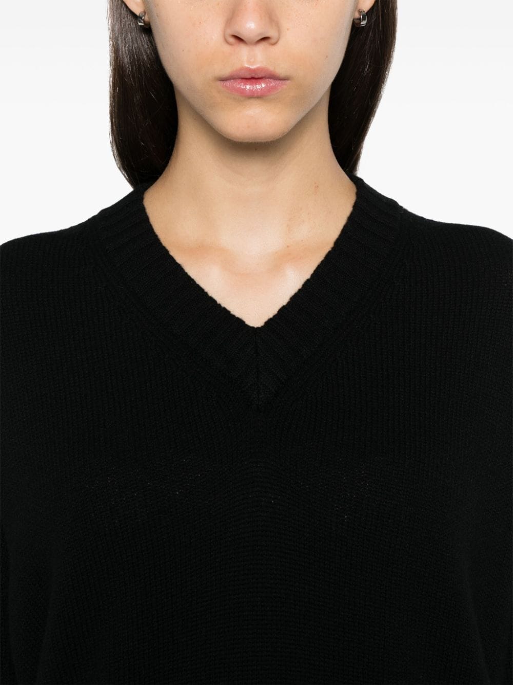 Emporio Armani EMPORIO ARMANI- Wool V-necked Sweater