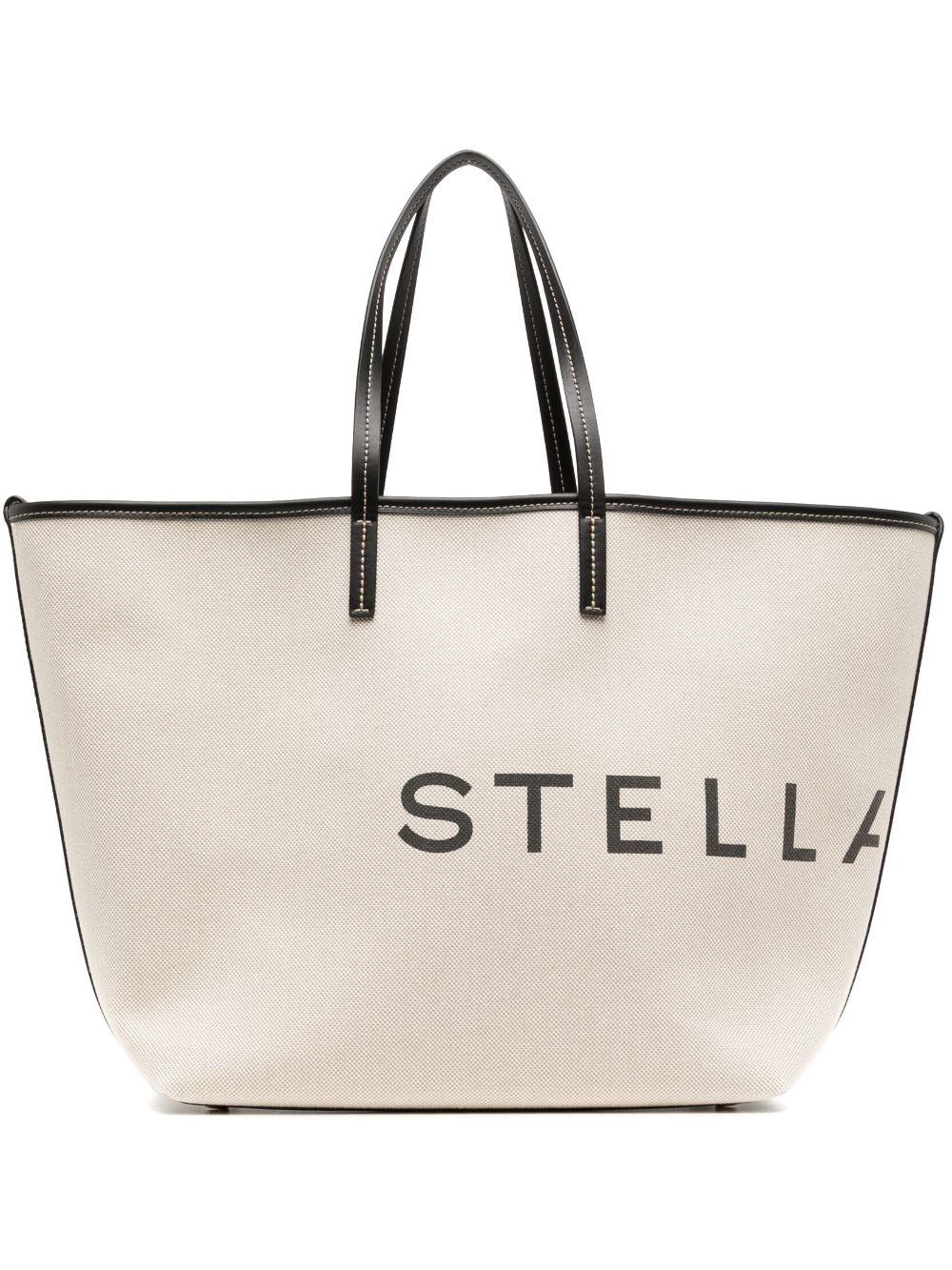 Stella McCartney STELLA MCCARTNEY- Logo Canvas Tote Bag