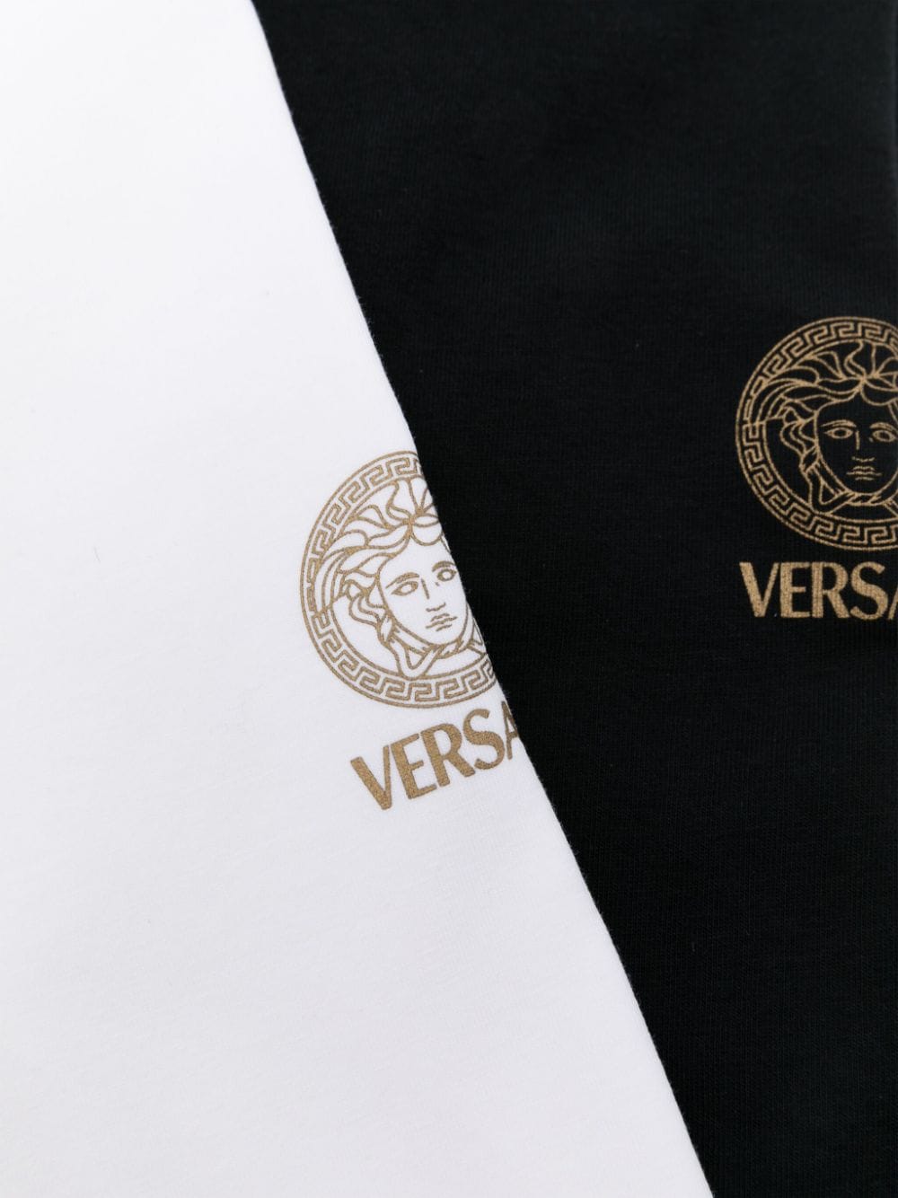 Versace VERSACE- Logo Organic Cotton T-shirt