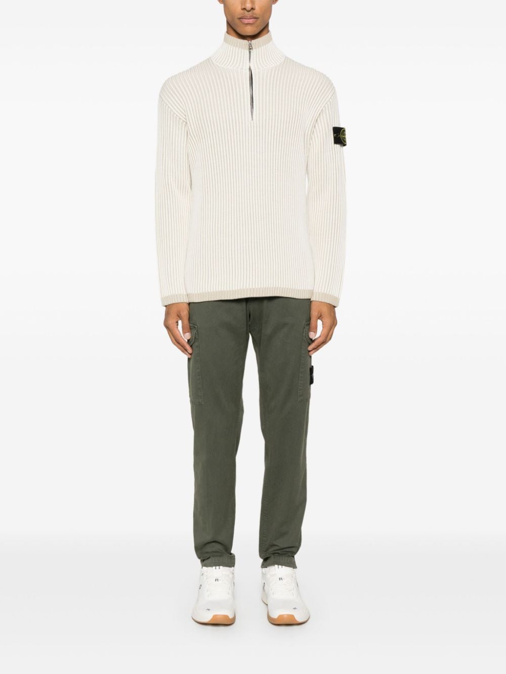 Stone Island STONE ISLAND- Vanisé Ribbed Sweater