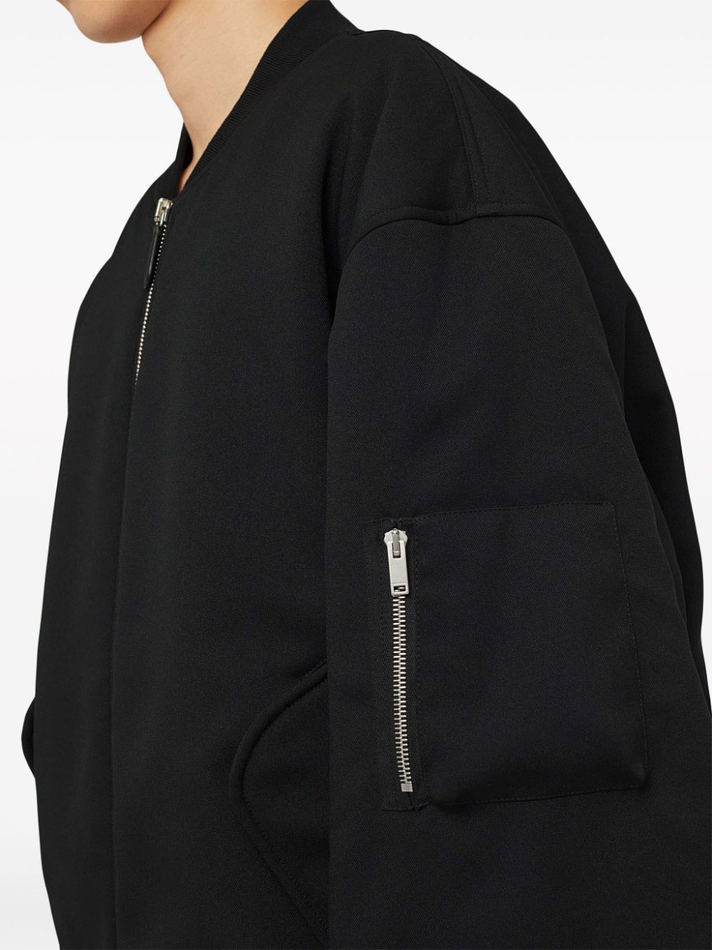 Jil Sander JIL SANDER- Zipped Bomber Jacket