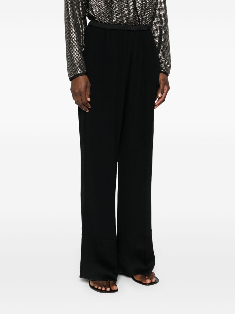 Forte Forte FORTE FORTE- Satin Flared Trousers