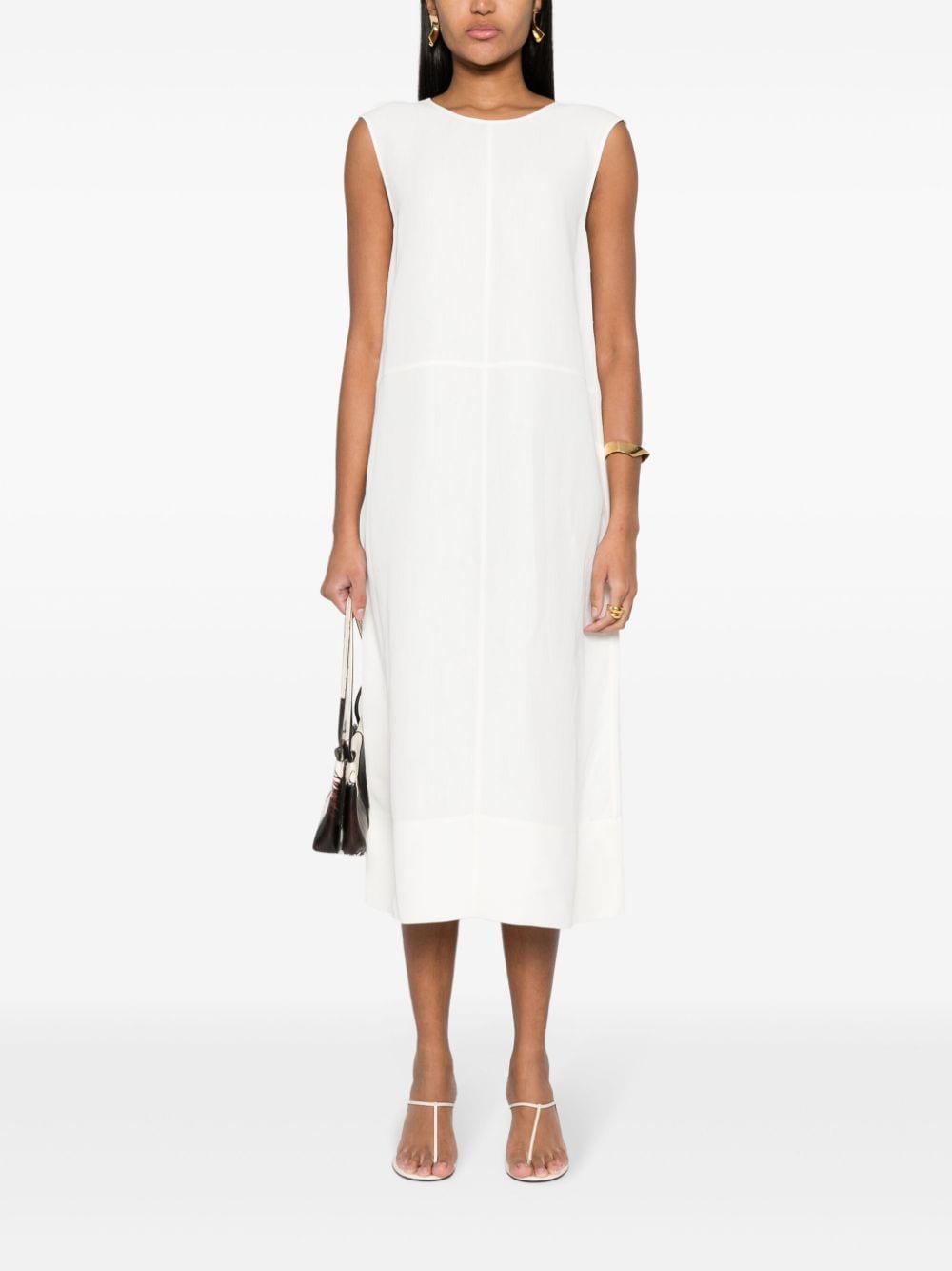 Fabiana Filippi FABIANA FILIPPI- Linen Blend Midi Dress