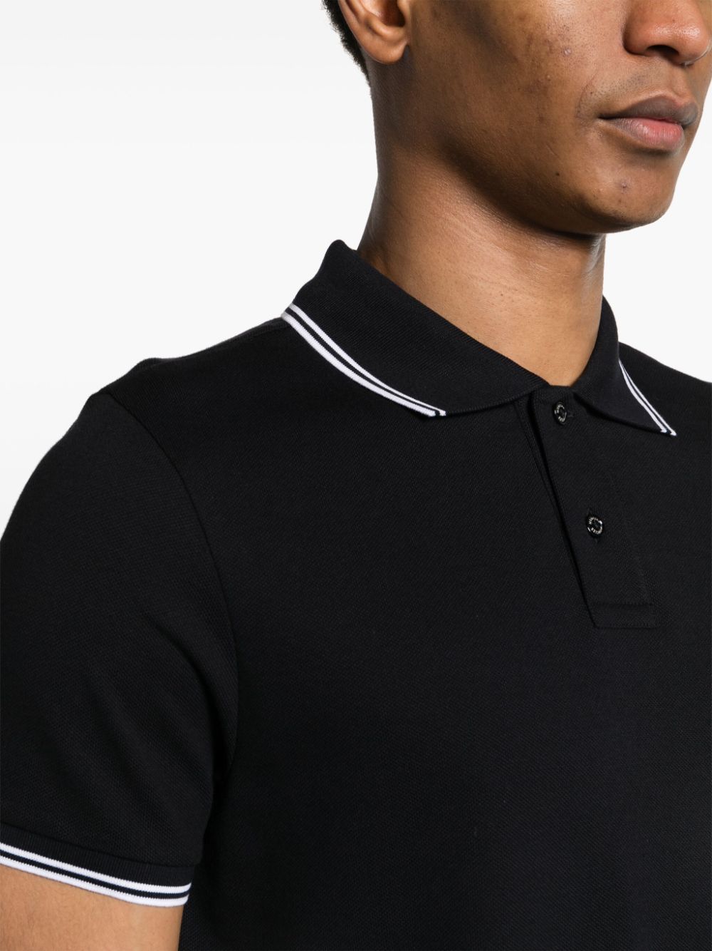 Moncler MONCLER- Logo Cotton Polo Shirt