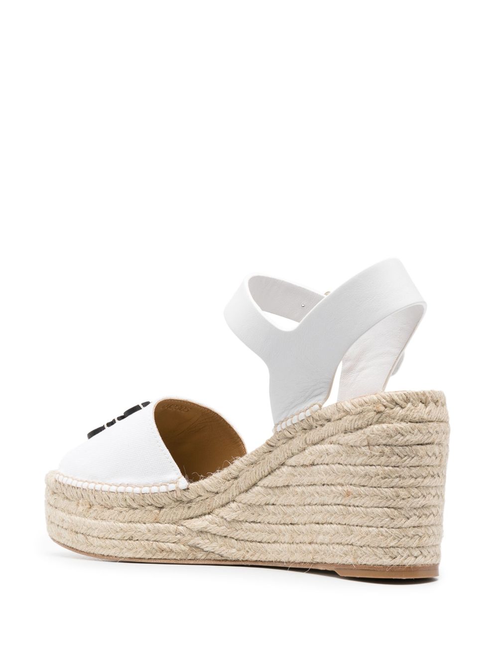 Loewe Paula's Ibiza LOEWE PAULA'S IBIZA- Anagram Canvas Wedge Espadrilles