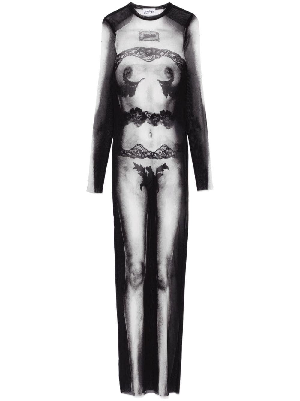 Jean Paul Gaultier JEAN PAUL GAULTIER- Body Lace Mariniere Long Dress