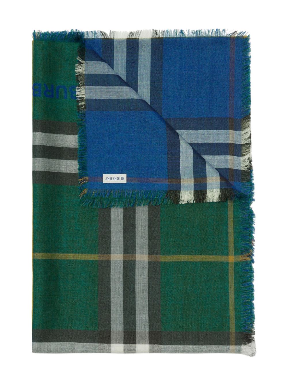 Burberry BURBERRY- Check Motif Wool Scarf