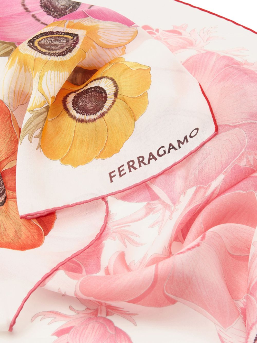 Ferragamo FERRAGAMO- Printed Silk Scarf