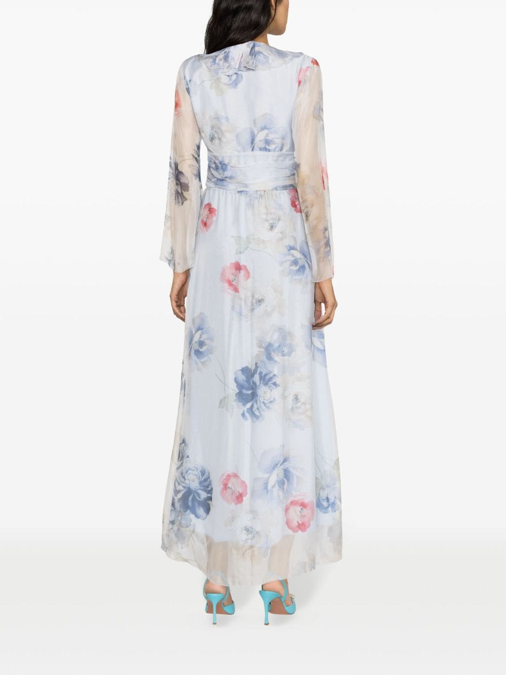  BLUGIRL- Long Dress With Flower Print