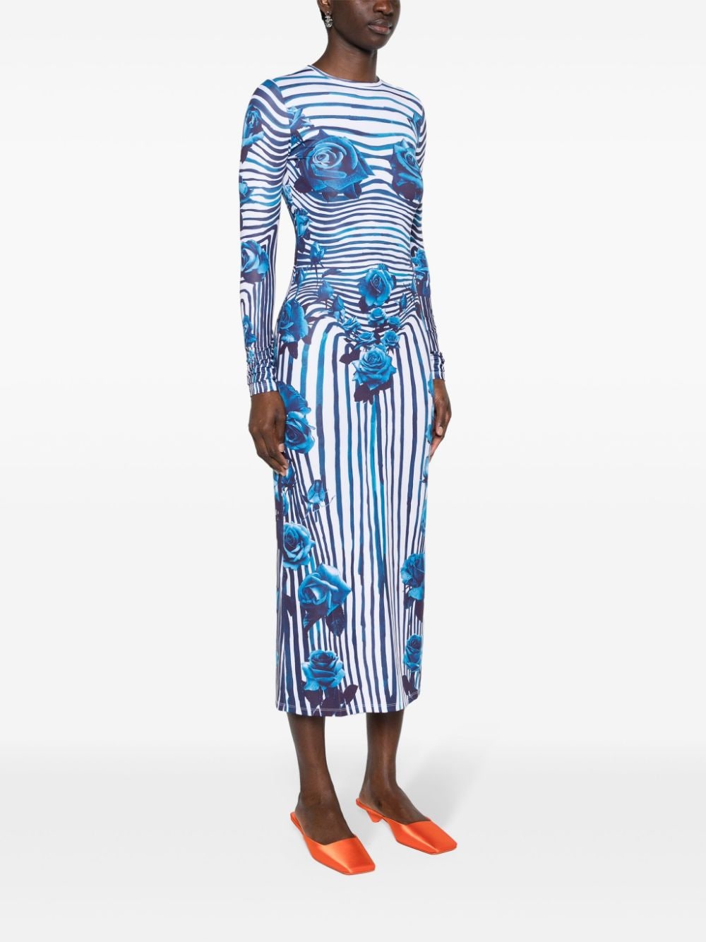 Jean Paul Gaultier JEAN PAUL GAULTIER- 'flower Body Morphing' Long Dress