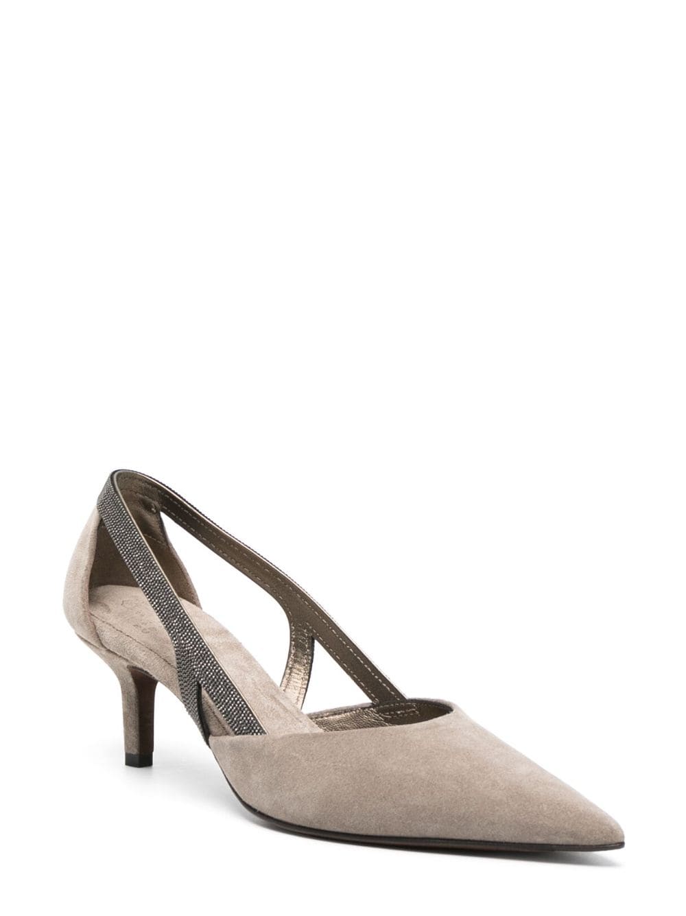 Brunello Cucinelli BRUNELLO CUCINELLI- Suede Leather Pumps