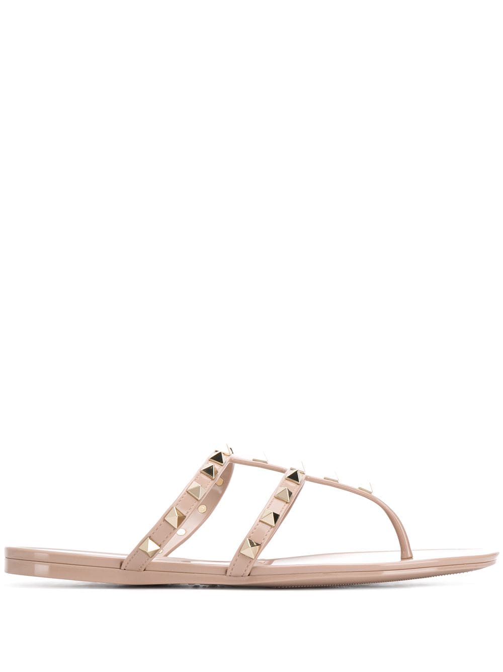 VALENTINO GARAVANI VALENTINO GARAVANI- Rockstud Rubber Thong Sandals