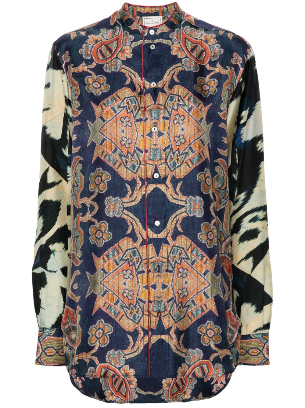 Pierre-Louis Mascia PIERRE-LOUIS MASCIA- Printed Silk Shirt