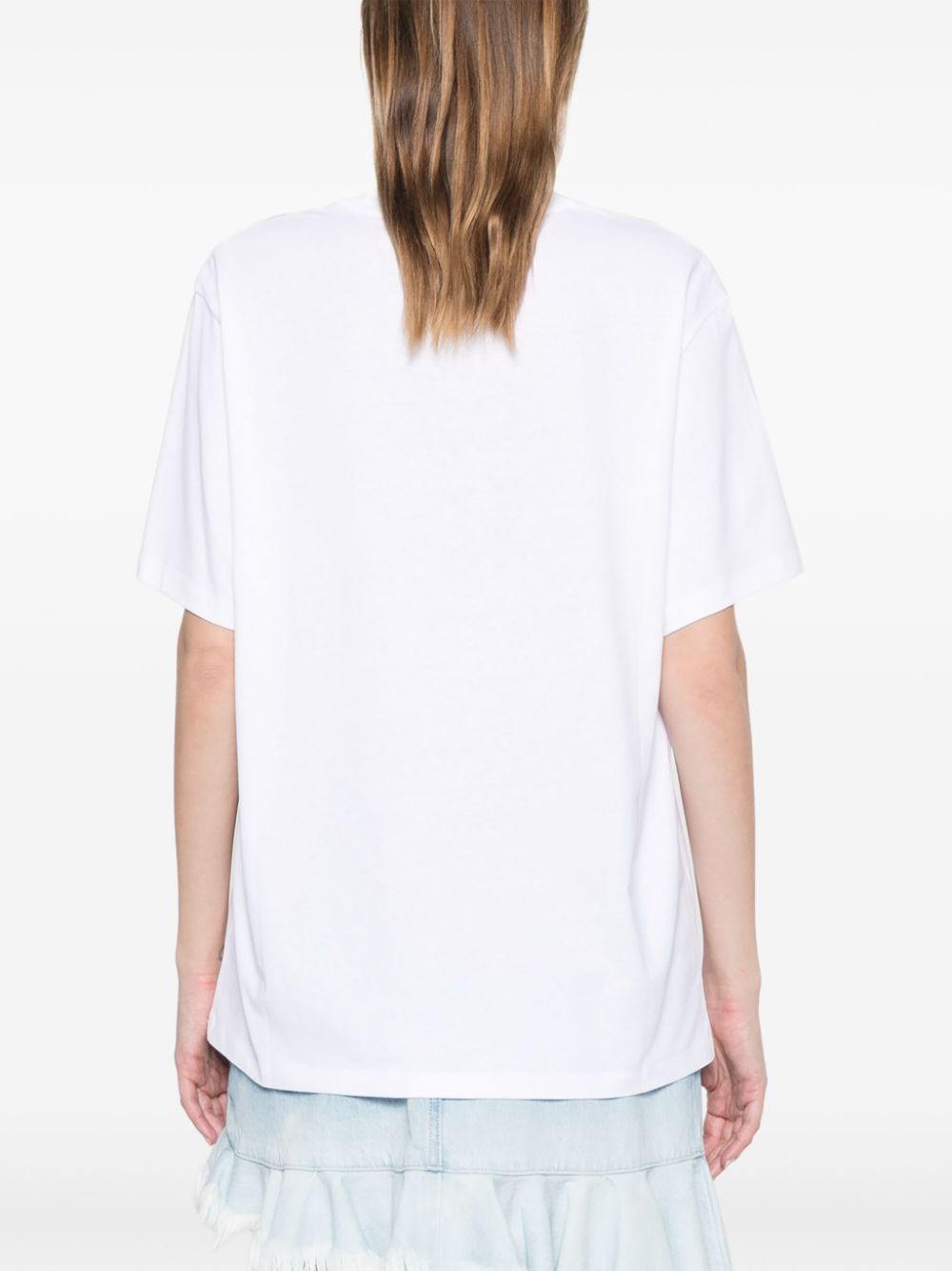 Stella McCartney STELLA MCCARTNEY- About Time Cotton T-shirt