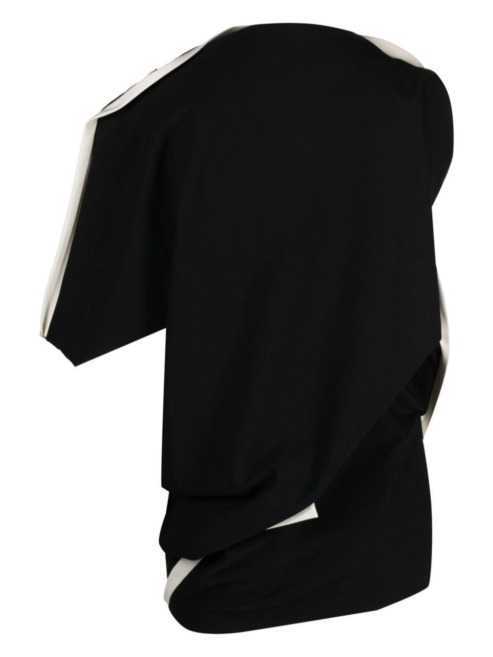 Issey Miyake ISSEY MIYAKE- Draped Asymmetric Blouse