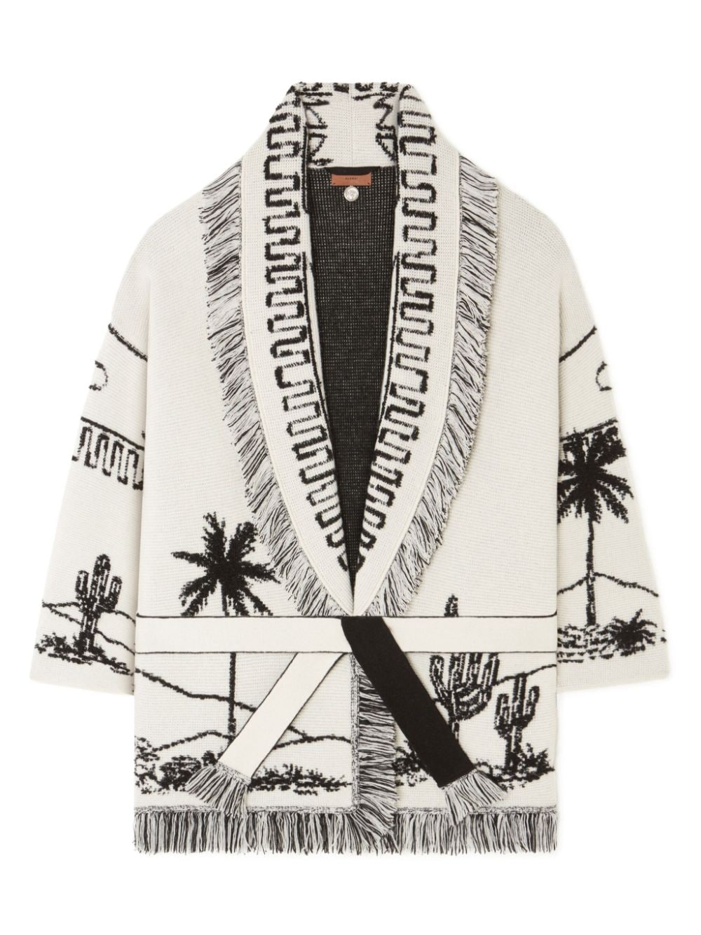 Alanui ALANUI- Icon Jacquard Cashmere Cardigan