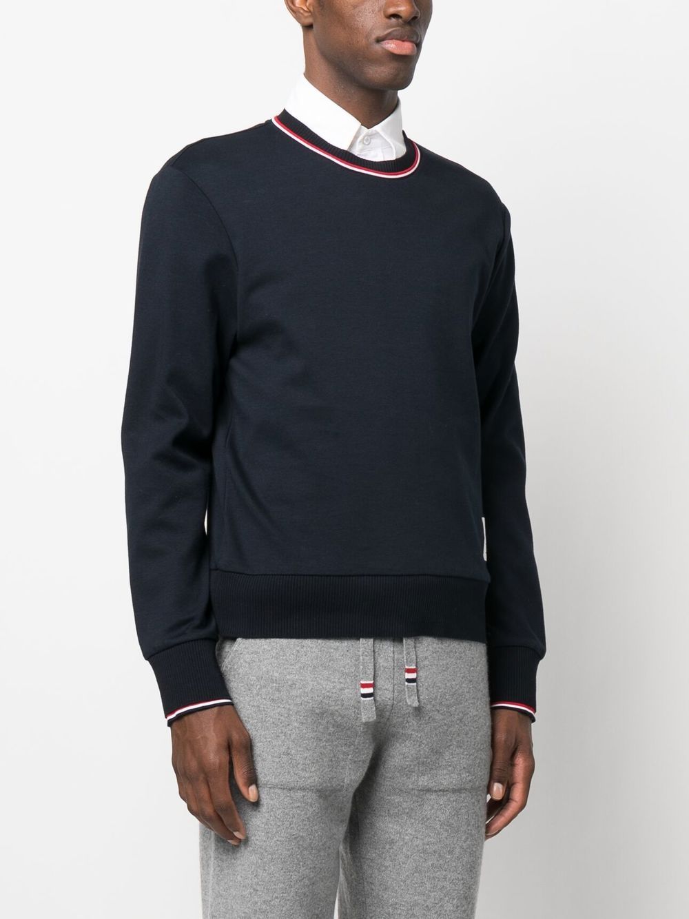 Thom Browne THOM BROWNE- Cotton Crewneck Sweater