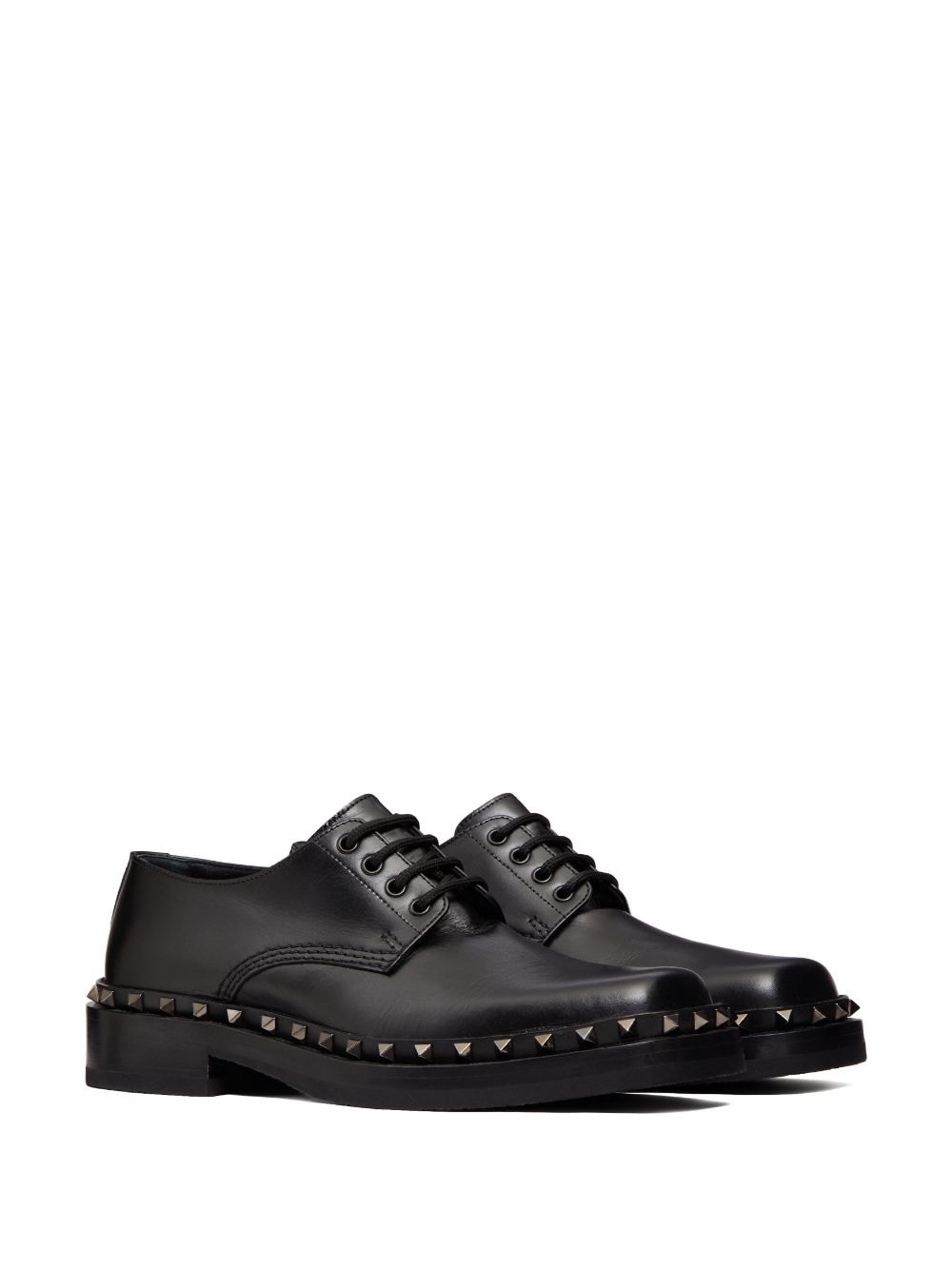 VALENTINO GARAVANI VALENTINO GARAVANI- Rockstud Leather Derby Shoes