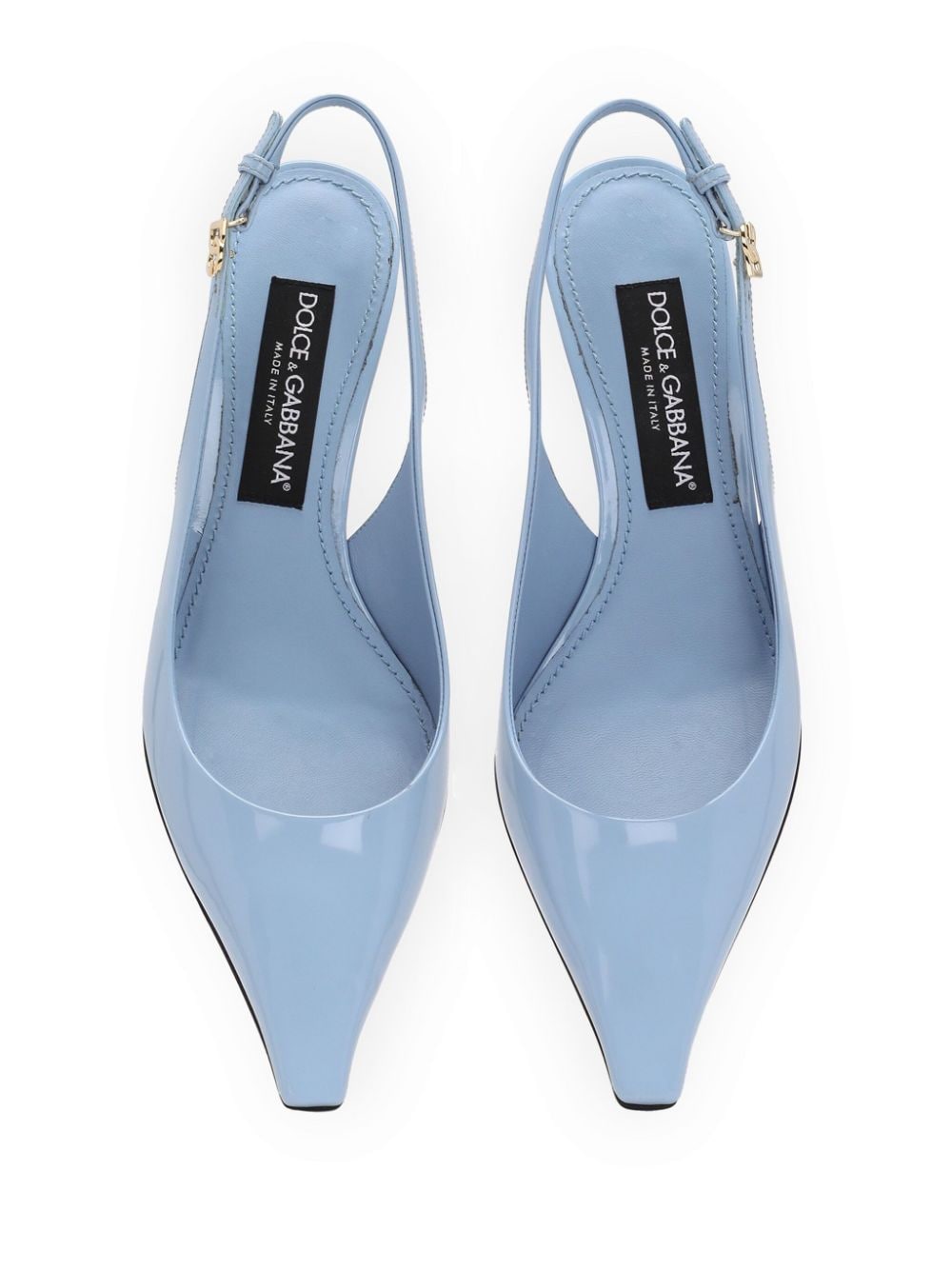 Dolce & Gabbana DOLCE & GABBANA- Leather Slingback Pumps