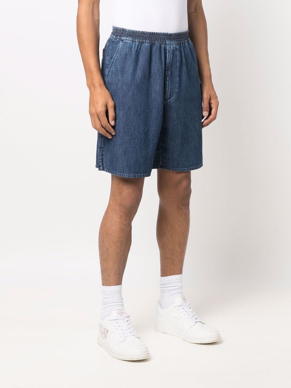 Valentino VALENTINO- Denim Cotton Shorts