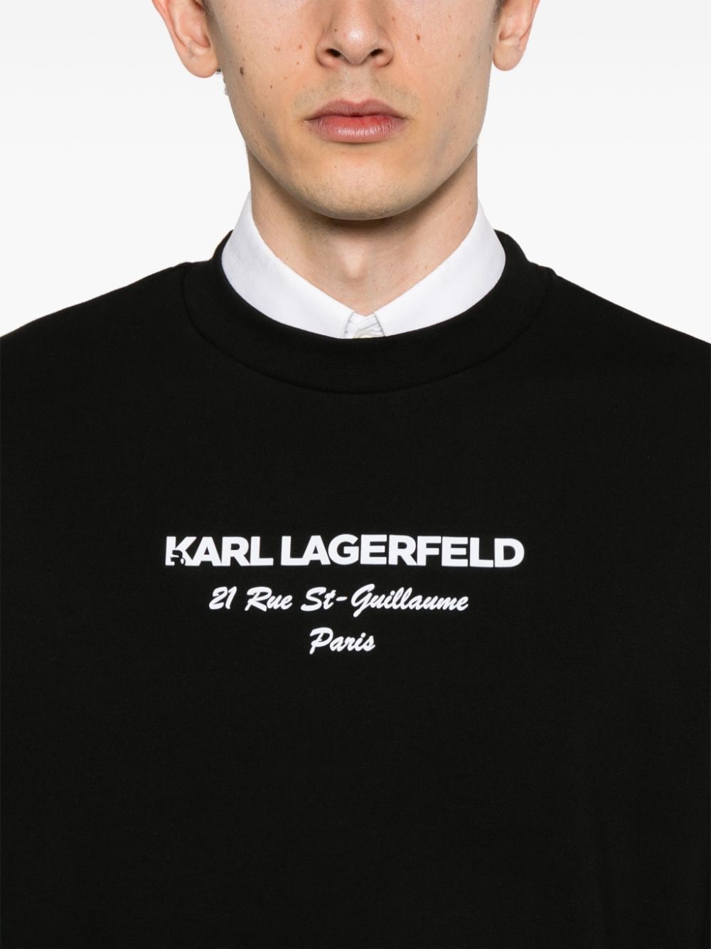 Karl Lagerfeld KARL LAGERFELD- Sweatshirt With Lettering