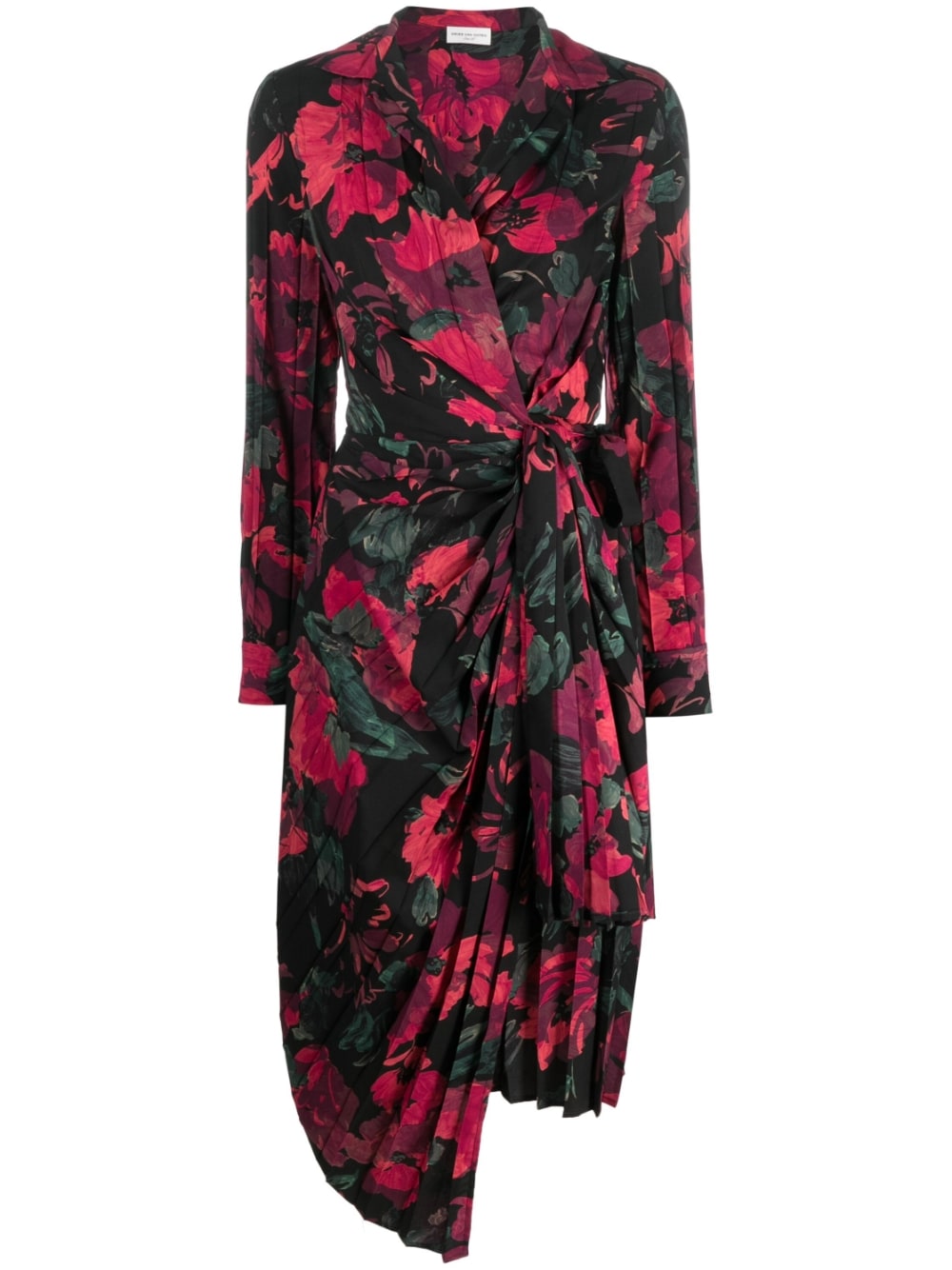 Dries Van Noten DRIES VAN NOTEN- Printed Long Sleeve Dress