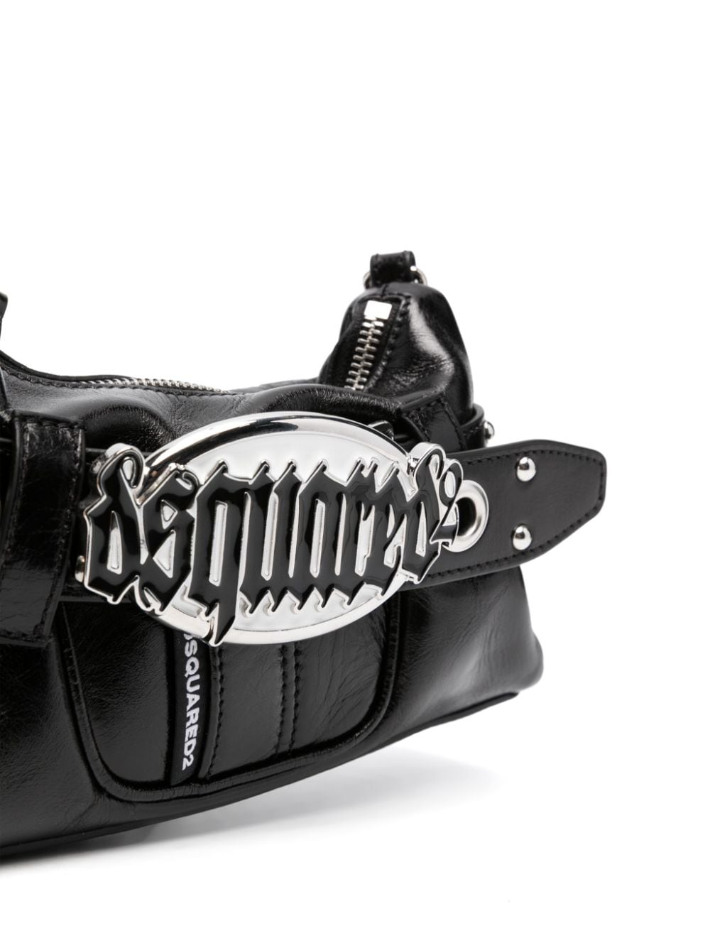 Dsquared2 DSQUARED2- Gothic Leather Shoulder Bag